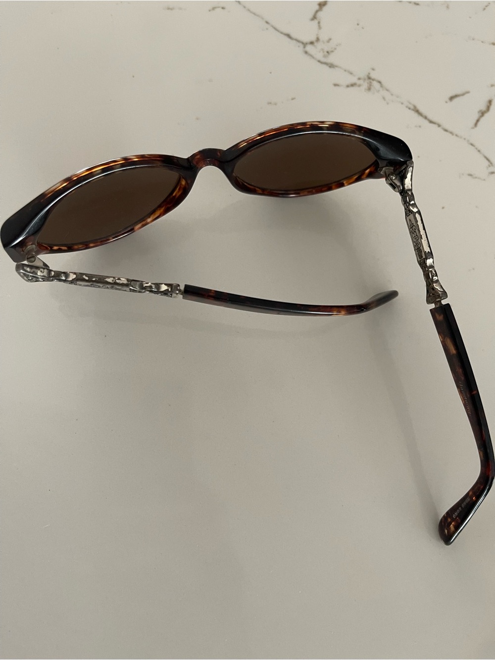 Brighton For Me and My Gal Vintage Tortoise Oval Sunglasses